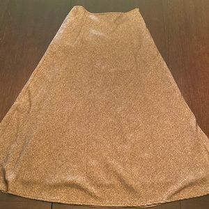Heather brown long skirt. So cute with boots!!!